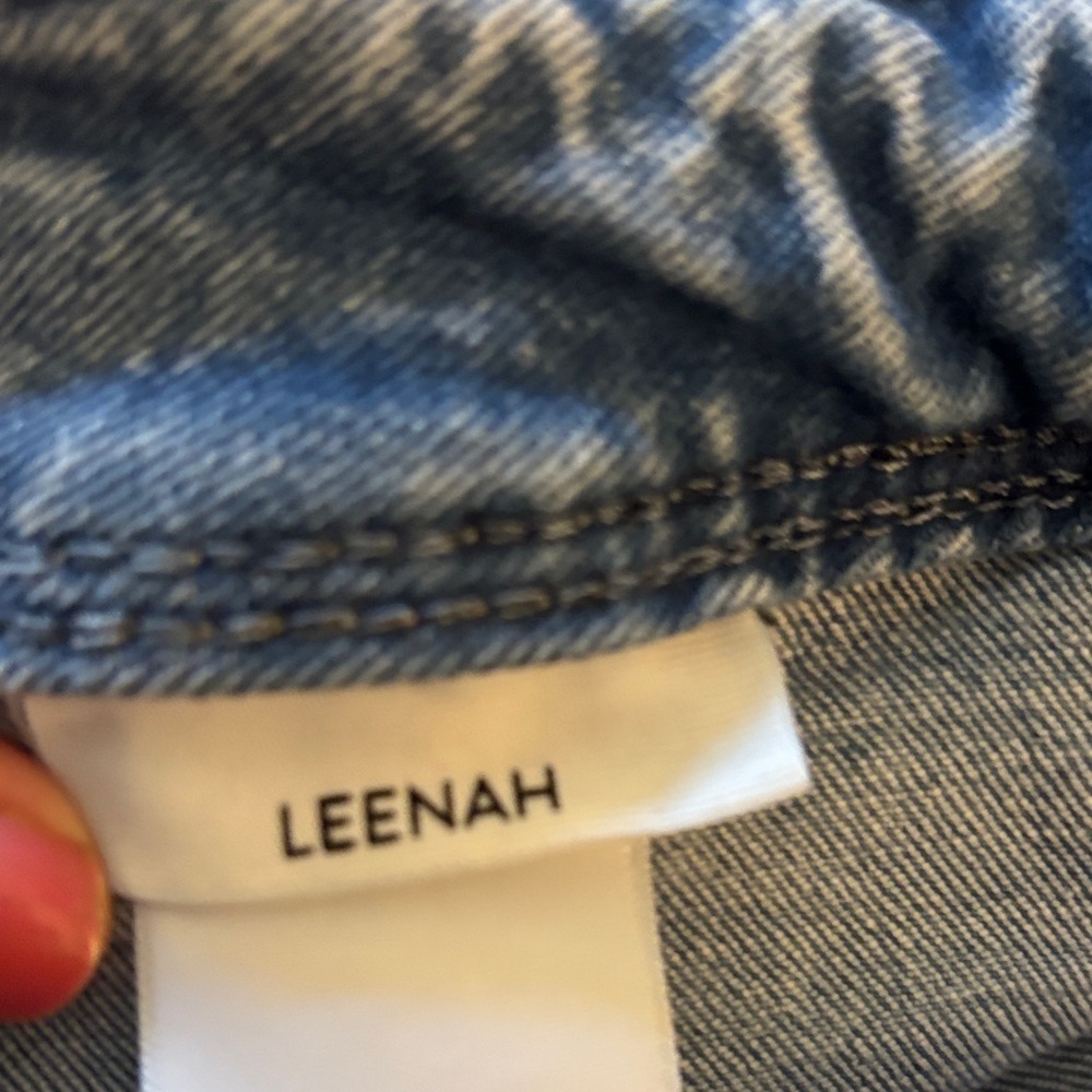 PAIGE Women's Leenah Jeans in Classic Blue 34 inch inseam - Picture 7 of 8